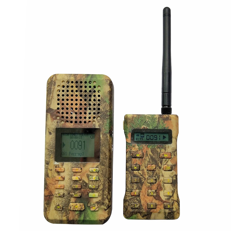 Utomhus lurar jakt fågel ringer  mp3 med fjärrkontroll inbyggd -in 150 fågel röster rovdjur ljud ringer kamouflage färg eu plu