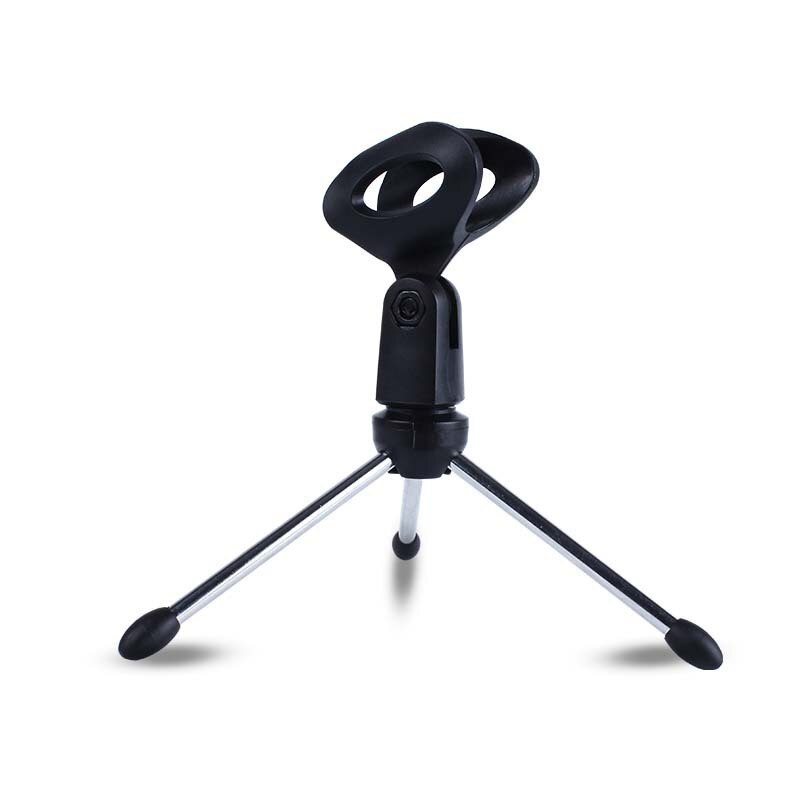 Mic Stand Bracket Desktop Adjustable Microphones Tripods Holder Mini Portable Desk Table Tops Microphone Tripod