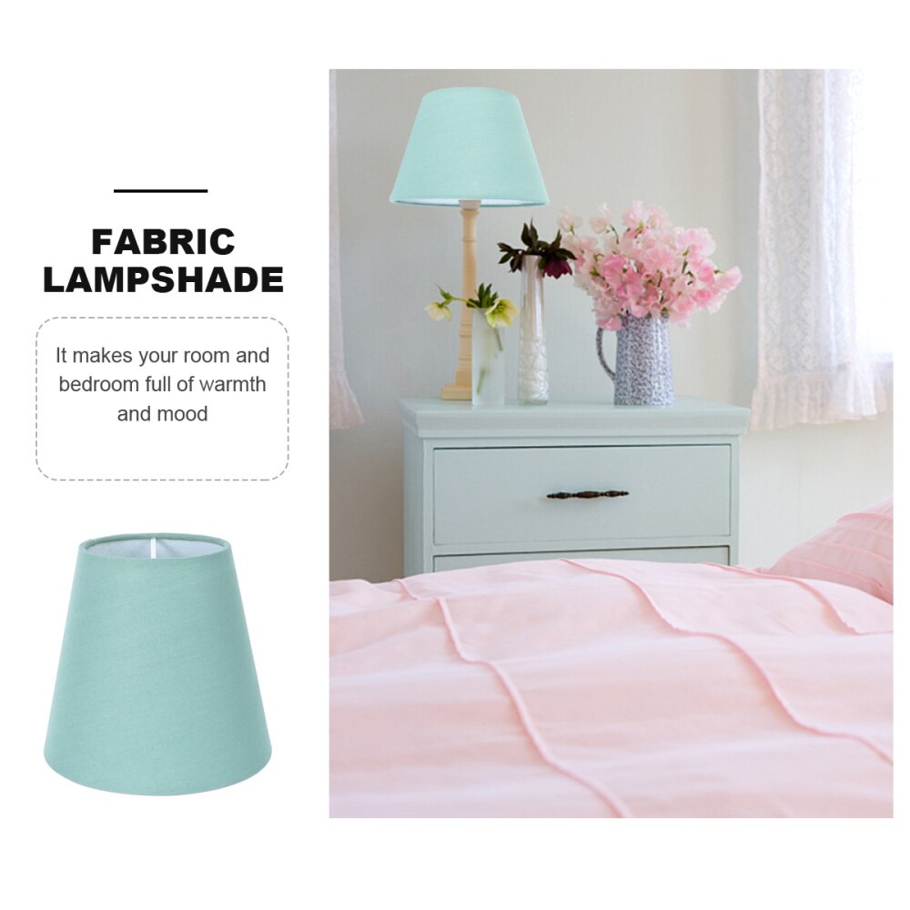 1pc Cloth Lampshade Beautiful Table Lamp Shade Cloth Lamp Shade for Bedroom Restaurant Living room Hotel