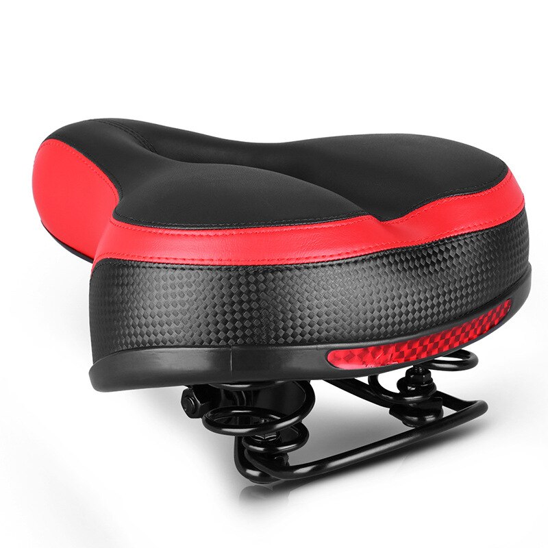 Selle de vélo Extra large et confortable, assise souple rembourrée en Gel, pièces de bicyclette: 04