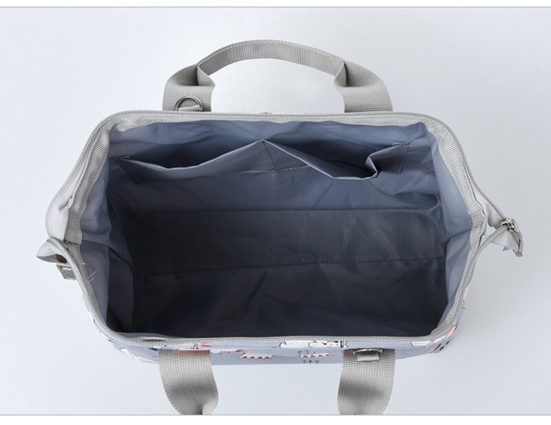 Sac fourre-tout à couches pour bébé avec sac à biberon et tapis à langer pour maman, sacs à main de voyage, organisateurs de poussette, sacs à bandoulière à couches