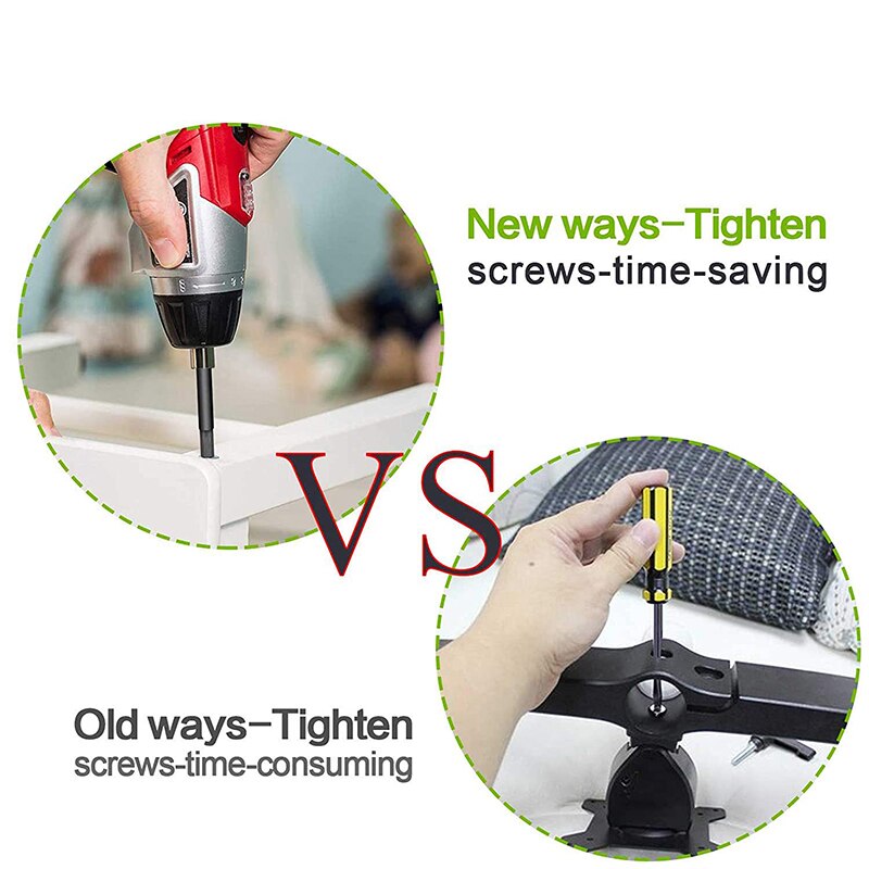 10pcs Hex Head Allen Wrench Drill Bits Set 100mm Long Allen Screwdriver Bits Magnetic Tips Hex Key Screwdriver Socket Bit Set