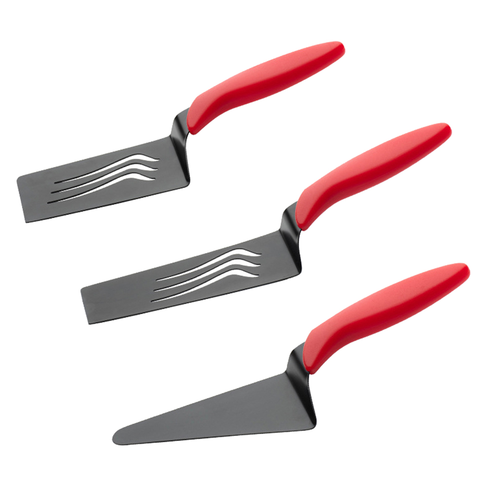 3 Pcs Stainless Steel Pizza Cake Shovel Pizza Transfer Spatula Baking Pizza Tool: Default Title