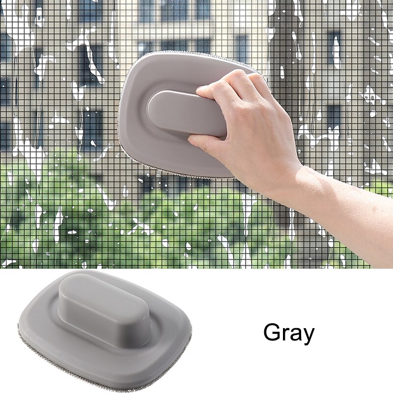 one Side Magnetic Window Cleaner Brush for Washing Windows Glass Cleaning Household Wash Window Wiper Magnet Glass Cleaner: Dark Gray
