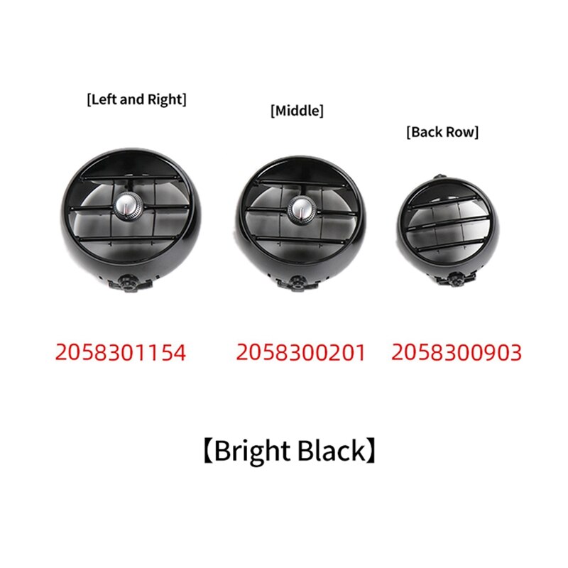 AC Vent Grille Panel Cover for Mercedes Benz W205 W253