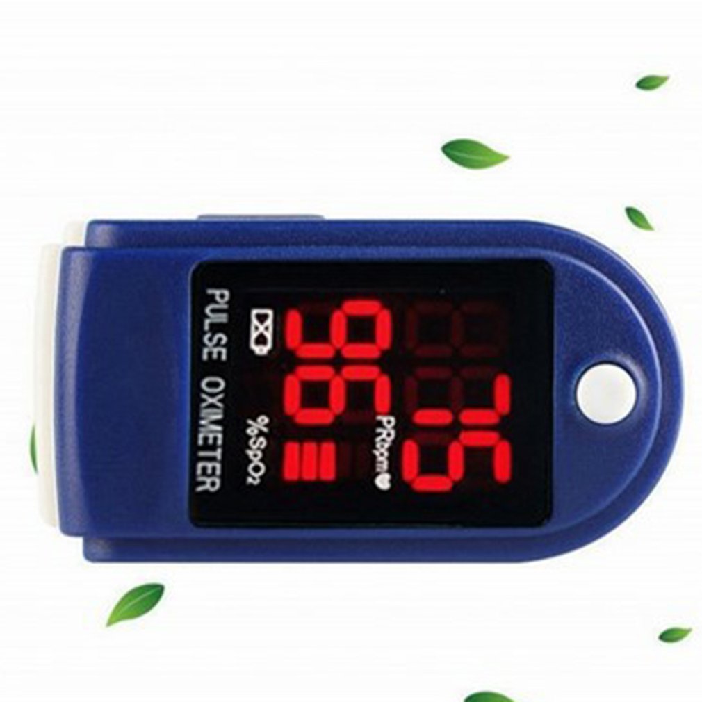 Finger Oximeter Digital Fingertip Pulse Oximeter Blood Oxygen Saturation Meter Finger SPO2 PR Heart Rate Monitor