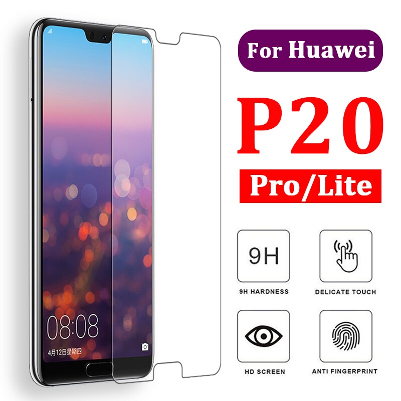 Gehard Glas Voor Huawei P20 Lite Screen Protector Op P 20 Pro Lite Licht 20pro 20lite Beschermende Hoewai Huaway front 9H film