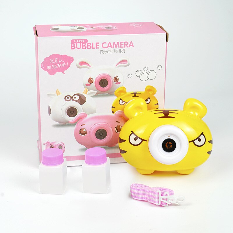 Titok Bubble Machine Camera - Light & Music - Fun Puzzle Toy for Kids Birthday