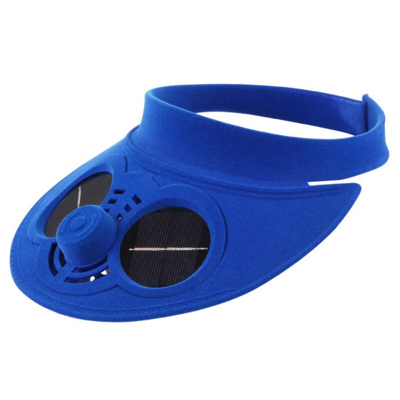 Boné de beisebol ao ar livre chapéu com ventilador de refrigeração movido a energia solar para viajar ciclismo ed-shipping
