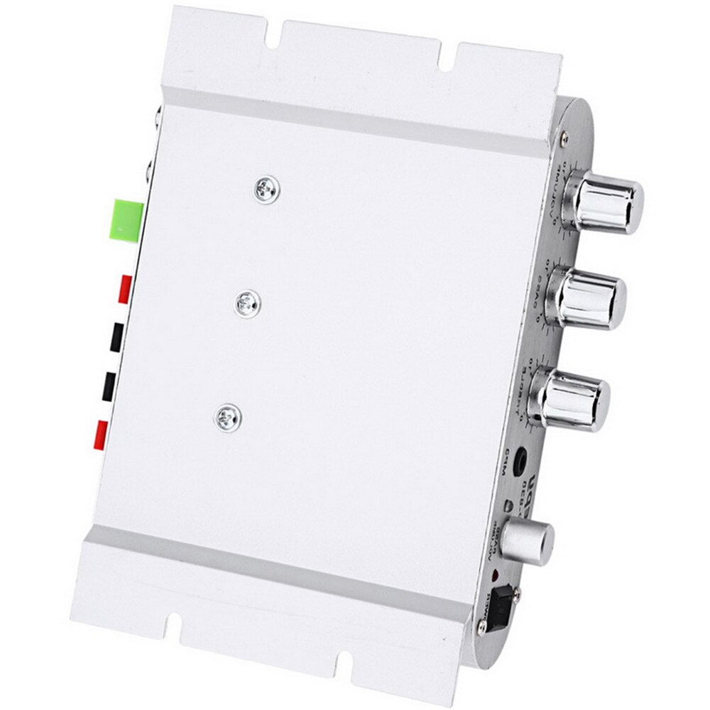 HI-FI Digital Power Amplifier Stereo Bass Speaker Amusement Accessories DC12V 20W Small Power Amplifier LP-838