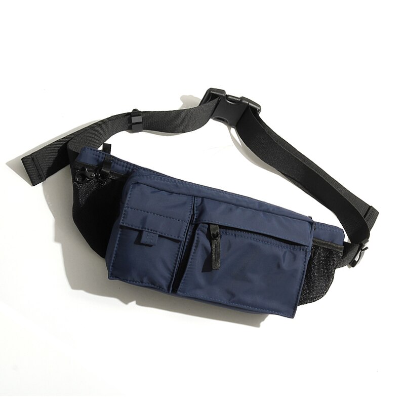 Bolso cruzado de , bandolera con múltiples bolsillos, resistente al agua, estilo japonés y coreano, novedad: Navy