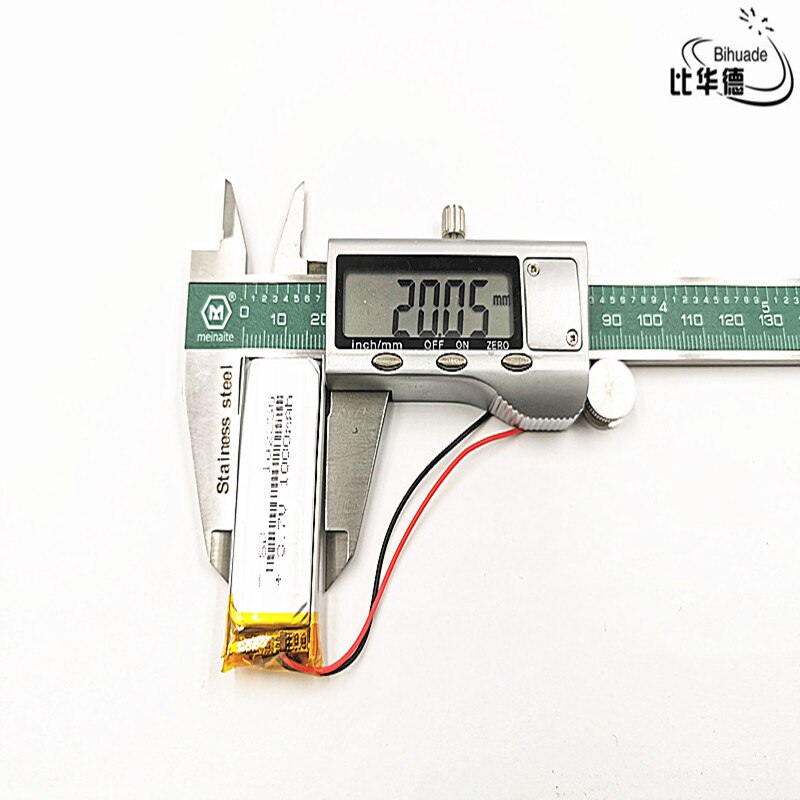 1000 mah lithium-ion polymer battery 3.7 V 102050 KTV household battery wired microphone amplifier audio computer microphone