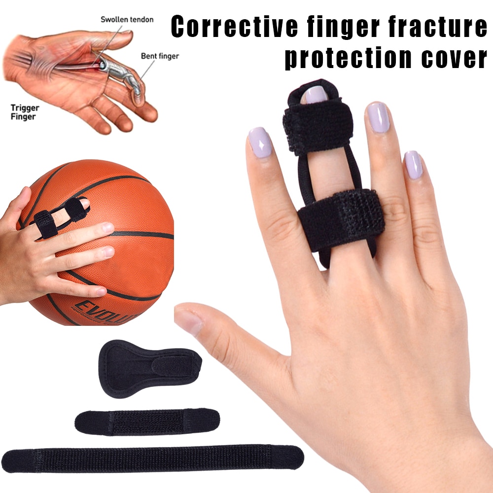 Sport Vinger Brace Basketbal Spalk Guard Bandage Wrap Vingers Protector Pijnbestrijding 1Pc H7JP