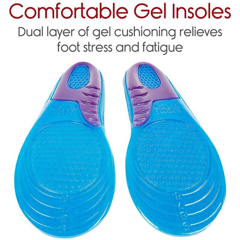 Plantillas de Gel de silicona plantillas de mujer para hombre plantillas ortopédicas para zapatos de masaje