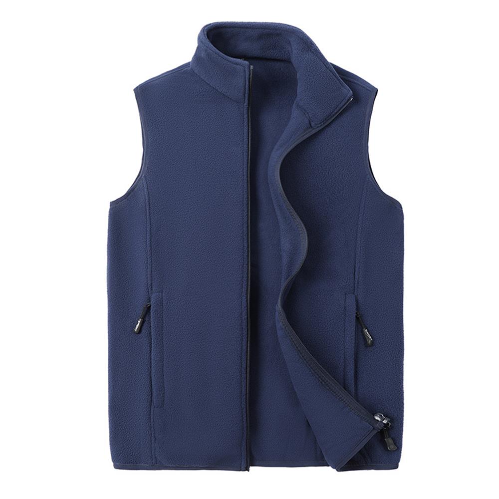 Gilet in mucchio da Uomo - Cappotto Caldo Senza Maniche con Fodera in cachemire d'Agnello - Abbigliamento casuale Autunno/Inverno
