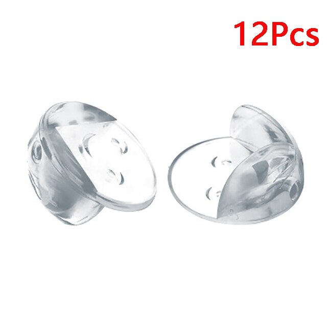 Cartoon Baby Safety Silicone Corner Edge Protector Baby Anticollision Table Corner Edge Cover Furniture Corner Protection Guards: 12Pcs