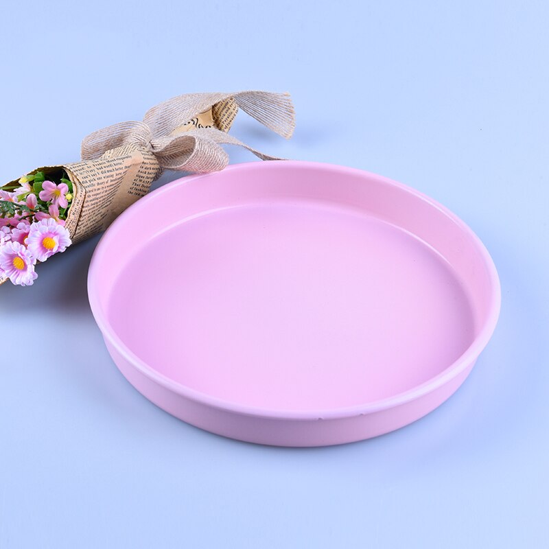 Metalen Bakken Ronde Pizza Plaat non-stick Bakken Gerecht Gereedschap Pizza Lade Thuis Tortilla pan Brood En Brood Gecanneleerd pie Pannen PM-001
