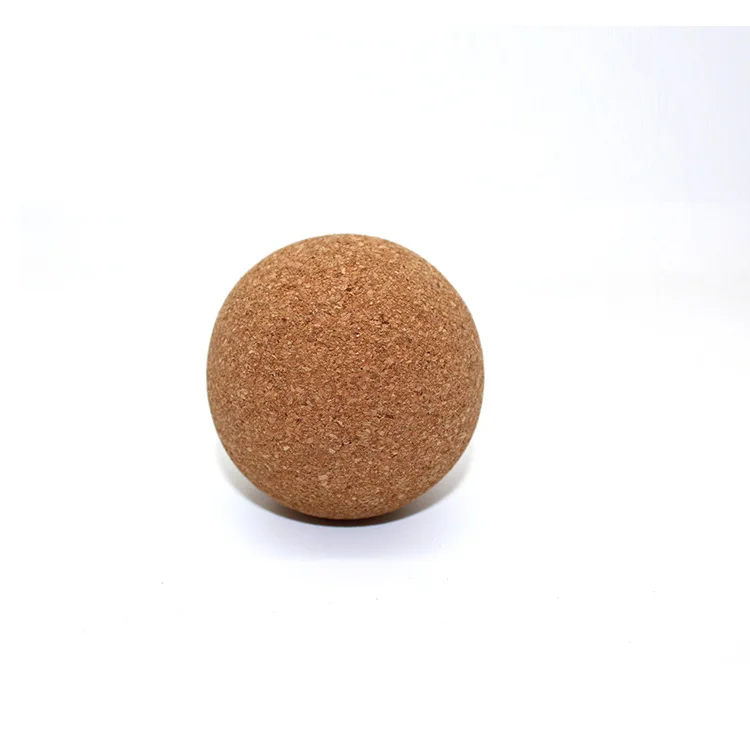 Cork Massage Ball Back Massage Foot Massager Yoga Ball Tension Release Therapy Myofascial Ball Relax Muscles Trigger Point: Brown