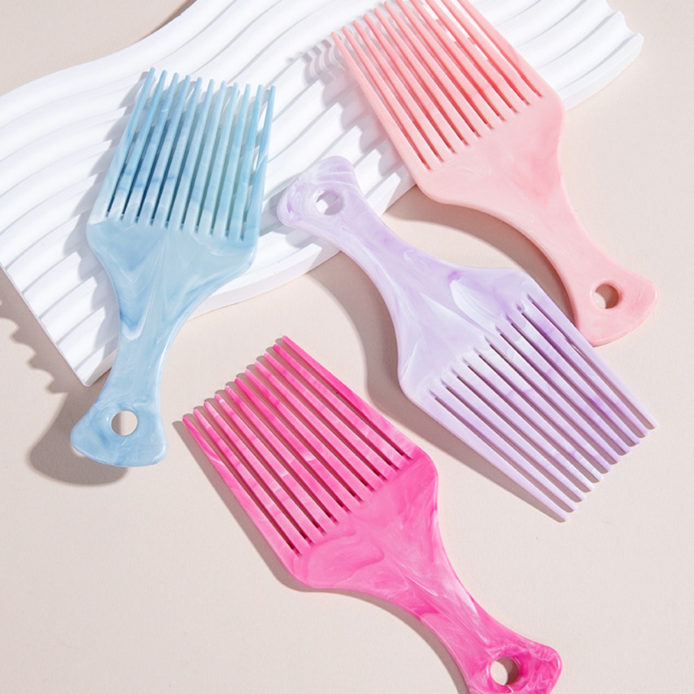 Frisør hårstyling afro kam frisørkam krøllete hårplukkeverktøy egnet for naturlig krøllete hår расческа для волос