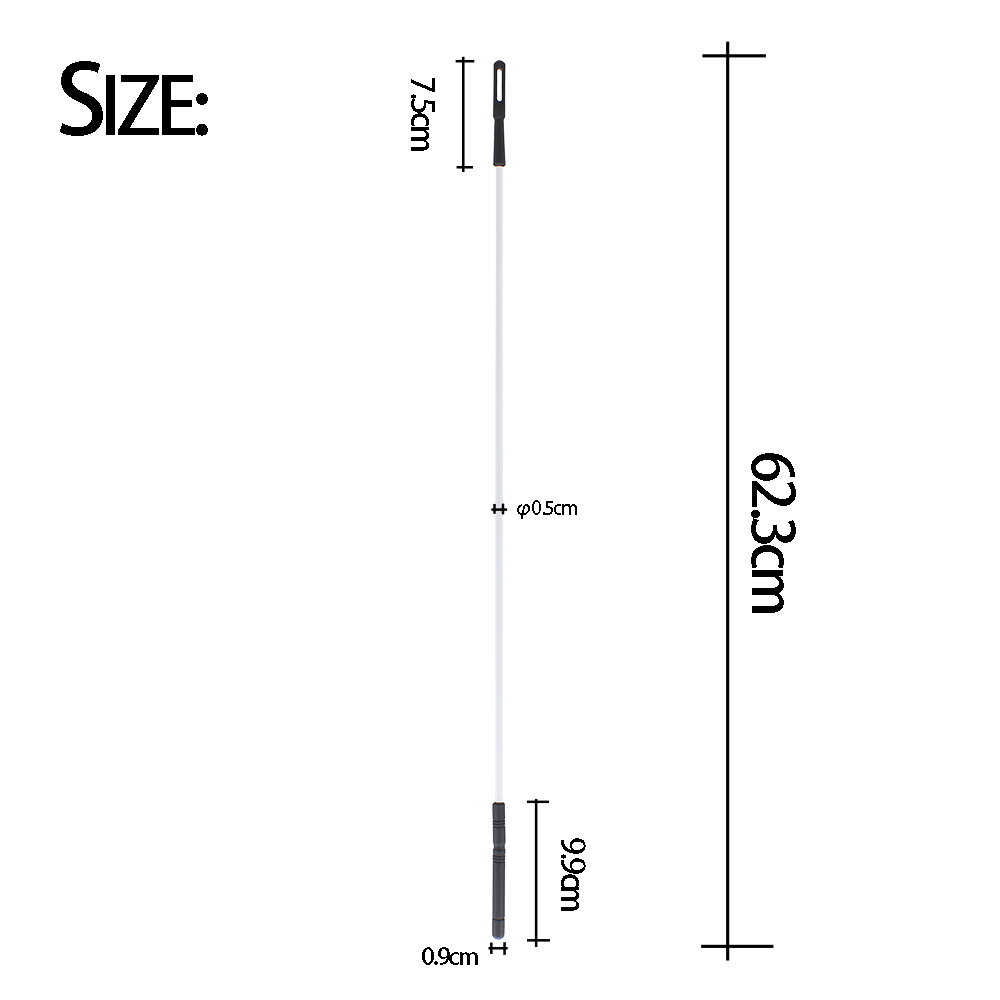 Trombone Steel Cleaning Rod Stick Plastic Handle Accessory Part