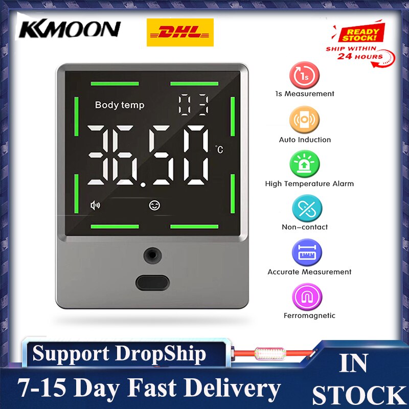 Non-contact IR Infrared Sensor Forehead Hanging Wall Mount LCD Digital Infrared Thermometer High Precision Temperature: type 6