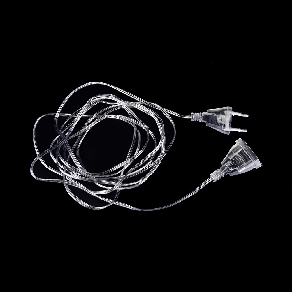 3M LED lighting S p Extender Transparent Wire for Christmas Led S ng light Indoor Outdoor Garden Decoration