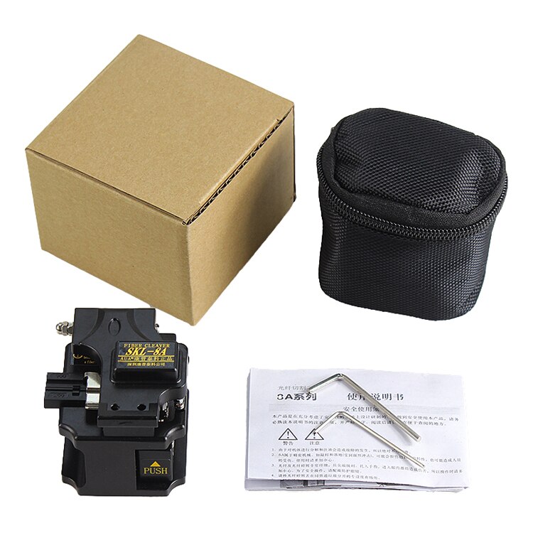 SKL-8A High Precision Optical Fiber Cleaver Fiber Optic Cutter Melt Fiber Cleaver
