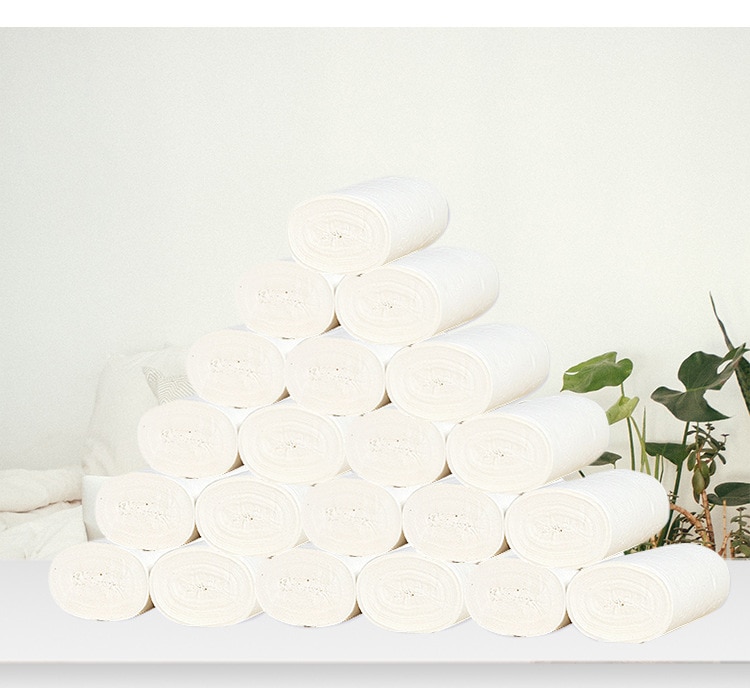 IN STOCK 10rolls/lot Comfortable native wood pulp toilet paper coreless roll paper toilet paper Household paper towels YJN