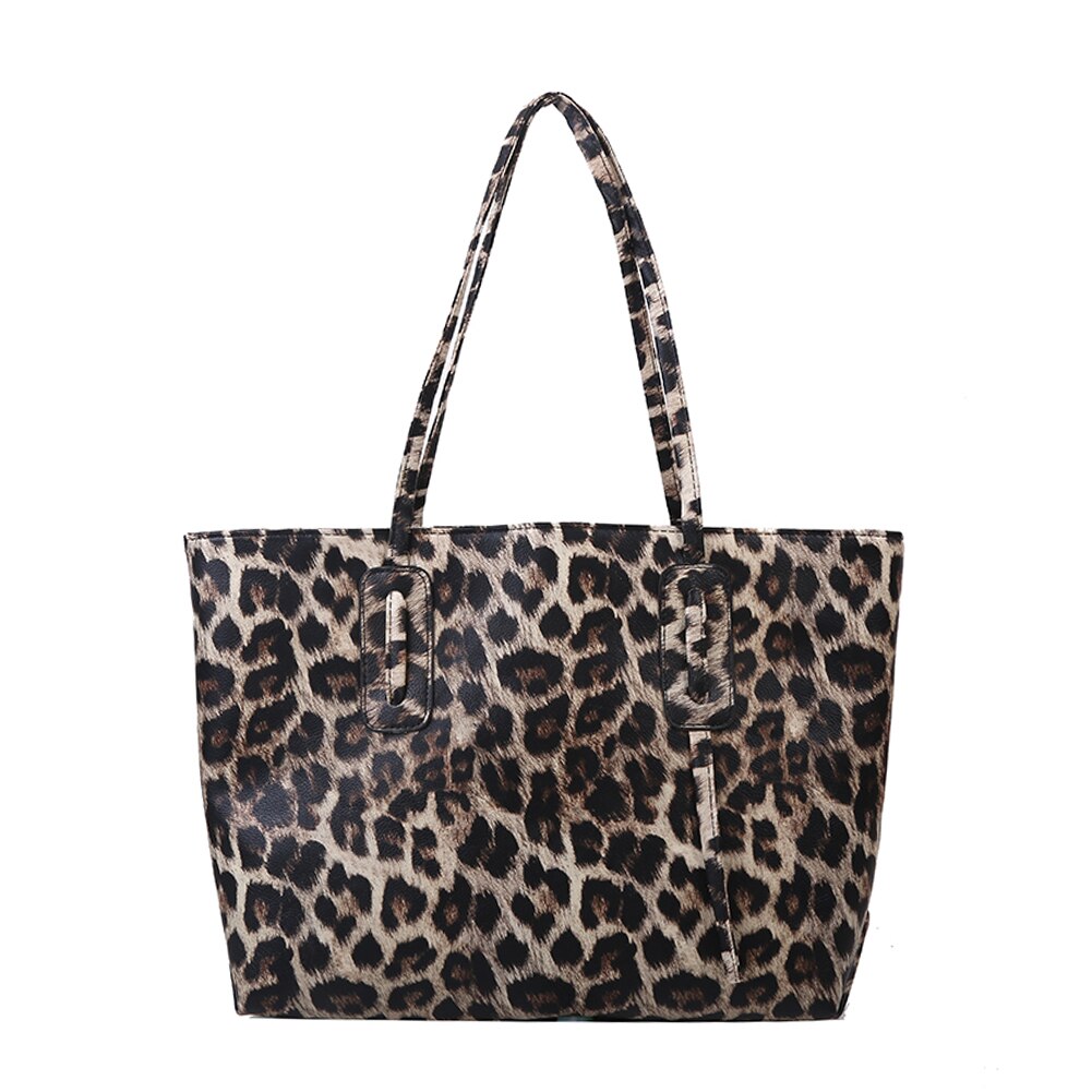 Borse In Pelle di moda per Le Donne Retro Stampa Leopardo Zebra Animale Borsoni Della Signora di Grande Capienza del sacchetto di Tote di Acquisto di Spalla Borse Nuovo: B