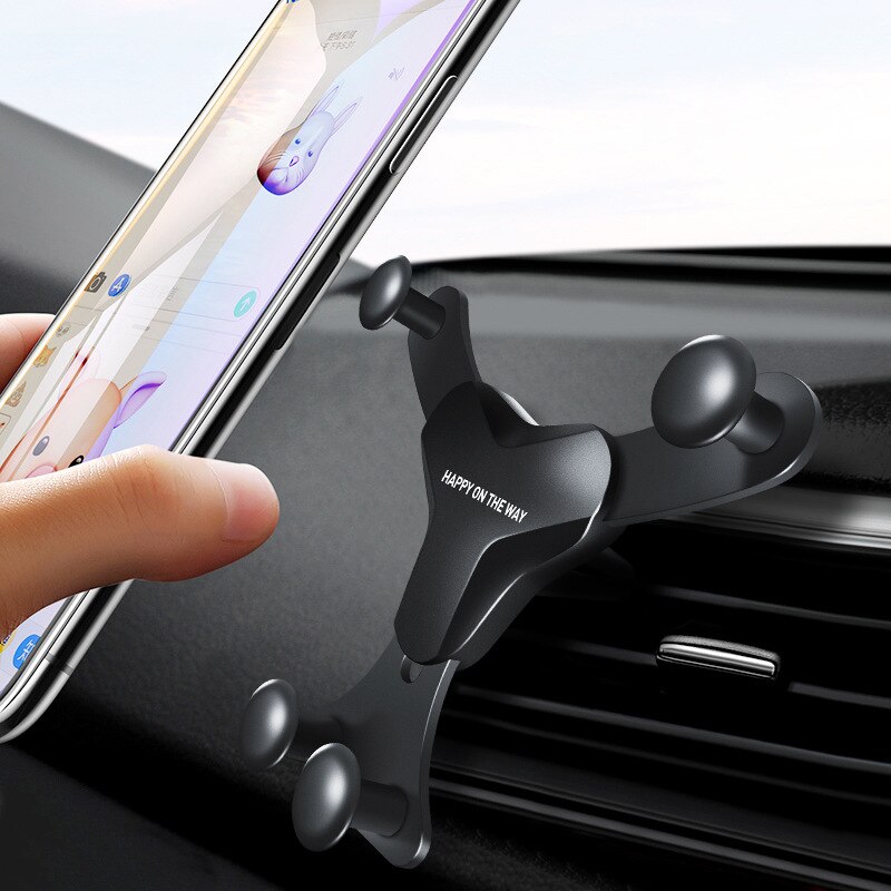 Zwaartekracht auto telefoonhouder auto telefoonhouder auto voor de luchtuitlaat mobiele telefoon navigatiebeugel telefoonhouder