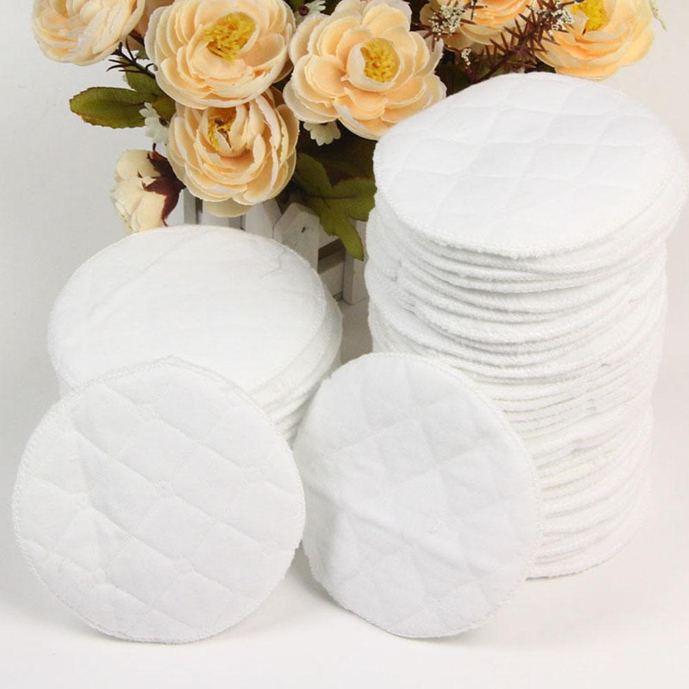 10 pçs reutilizável macio absorvente anti derramamento bebê amamentação almofadas de enfermagem à prova dwaterproof água algodão puro