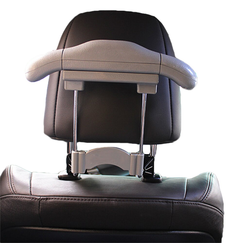 Universal Car Coat Hangers Back Seat Headrest Coat Clothes Hanger Jackets Holder Rack Auto Supplies: Gray