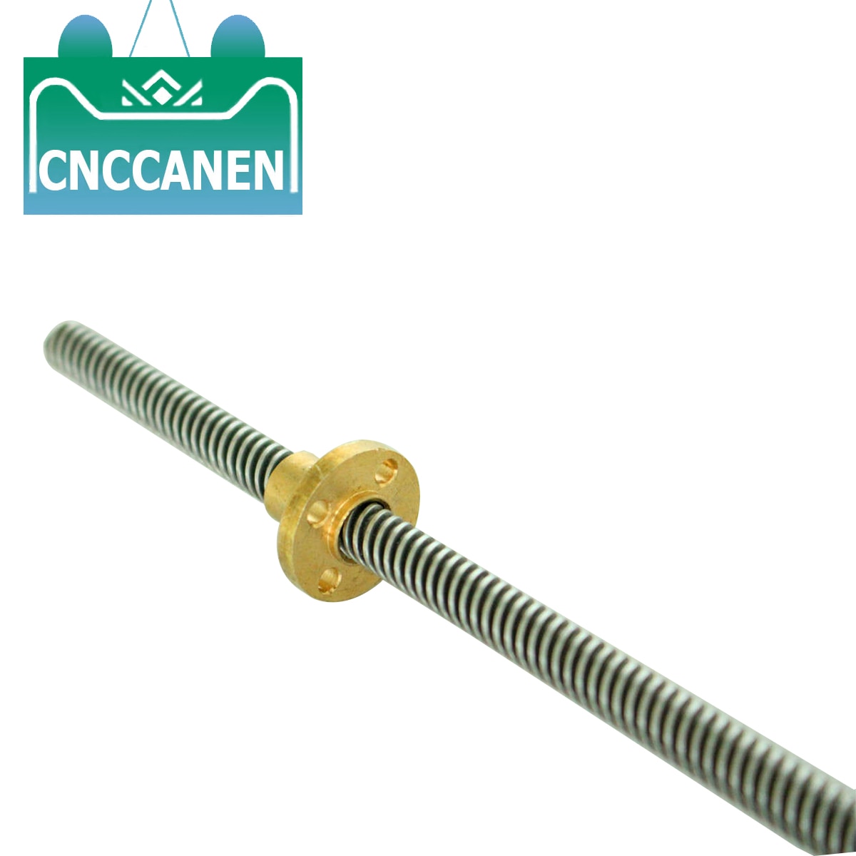 T6 lead screw 3D Printer 100mm~1000mm Picth 1mm lead 1mm + Brass Nut