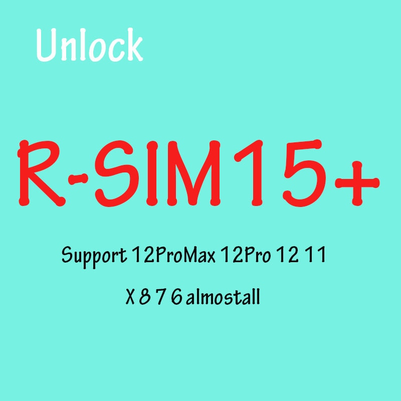 Rsim 15 + Sup Smart R14 R15Plus Unlock Sim Voor Iphone 12 Pro Max/12/11 6S 7 8plus IOS14 Card Tool Mobiele Telefoon Universele