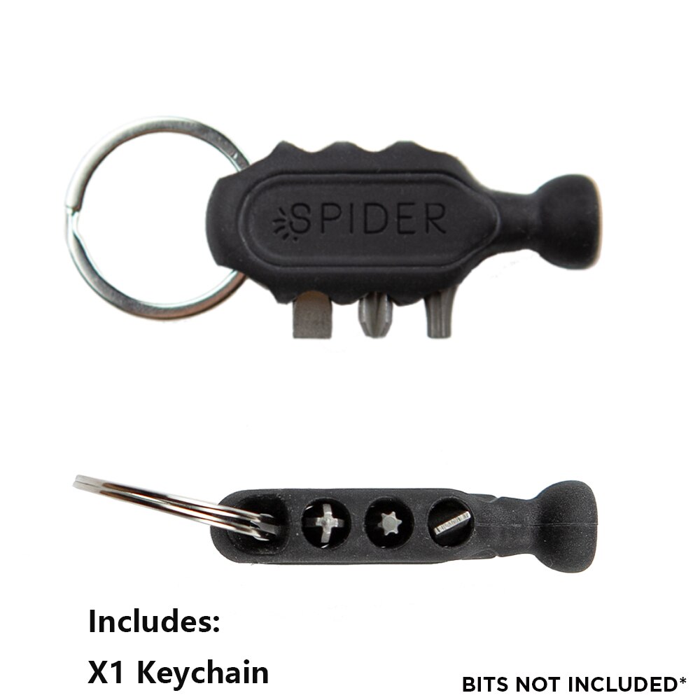 Spider Tool Holster- Life Style Tool Kit with Keychain, Bottle hanger and Tool Holster: Keychain