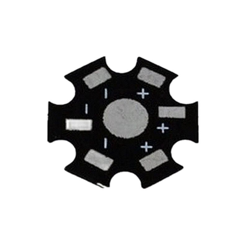 Dissipador de calor LED Placa base de alumínio de alta potência 1W 3W 5W DIY starboard 50pcs