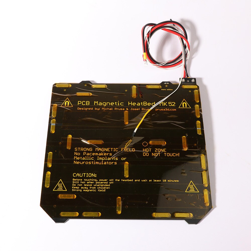 3d Printer Parts Clone Prusa i3 MK3 3d printer heated bed with/no Magnetic MK52 Heatbed 24V / 12V Option