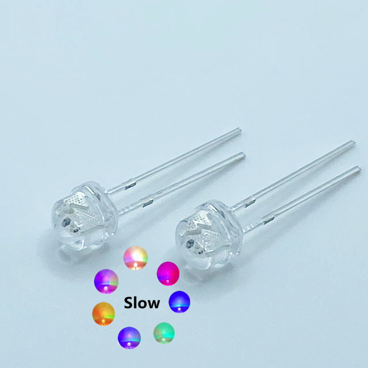 100pcs/lot 5MM white red yellow green purple straw hat lamp beads super bright LED Light-emitting diodes (leds) for DIY lights: Beige