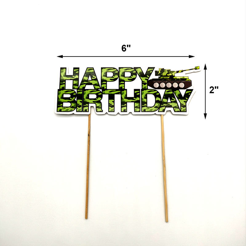 Camouflage Themafeest Decoraties Army Wegwerp Servies Cup Servetten Banners Baby Shower Kids Camo Verjaardag Feestartikelen: C