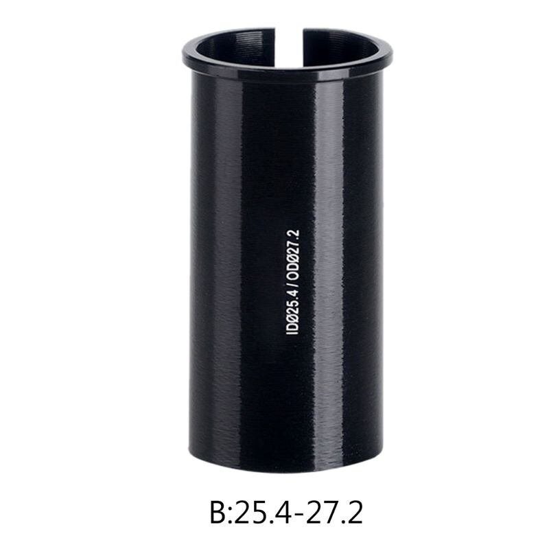 Aluminum Alloy Bicycle Seatpost Sleeve Convert Seat Post Tube Conversion Adapter 22.2/25.4/27.2/28.6/31.6mm: B