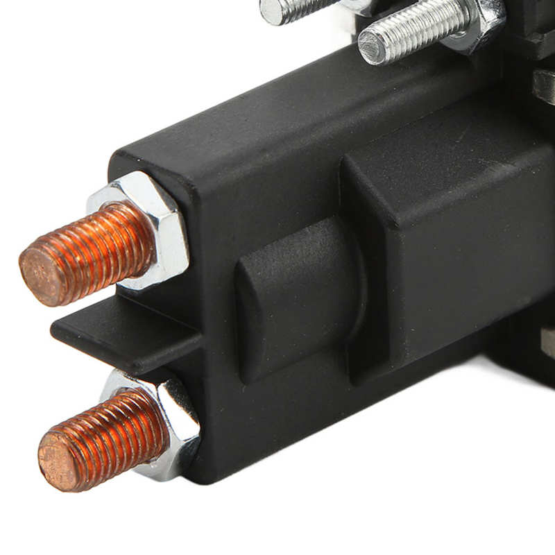 Car Starter Relay Waterproof 500A Car Start Contactor 12V for Automobiles