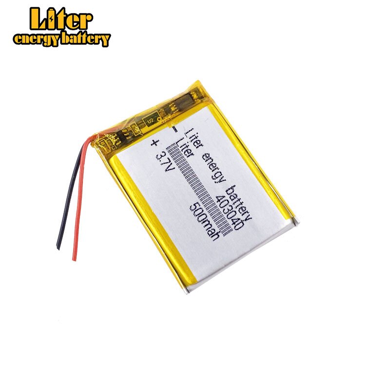 Batteria Agli Ioni di 3.7 V 500mah ai polimeri di Litio 403040 Litro di energia batteria del Ce Fcc Rohs Sds Certificazione di Qualità