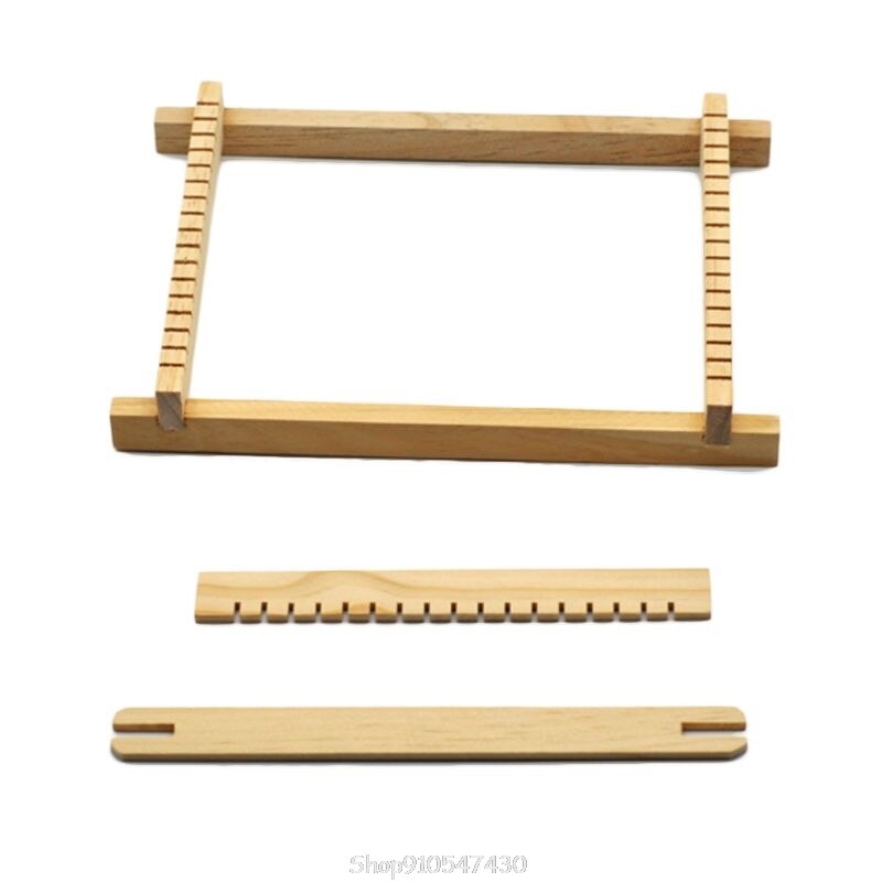 1 Set Houten Breien Weefgetouw Tapijt Handgeweven Machine Diy Handgemaakte Tool Voor Beginners Kinderen D24 20