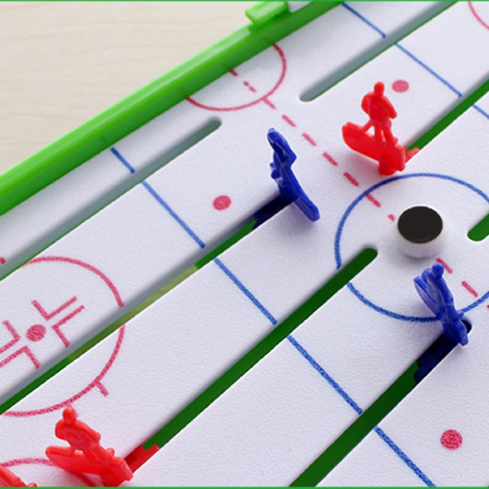 Tabletop Spiel für Jungen Mini Stange Eishockey Tisch oben Zubehör Familie Spielen Spaß Spiel einstellen M09