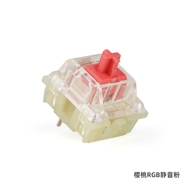 Original Cherry MX Mechanical Keyboard Switch Silver Red Black Blue Brown Silent Pink Shaft Switch 3-pin Cherry Clear RGB Switch: Pink / White Switch