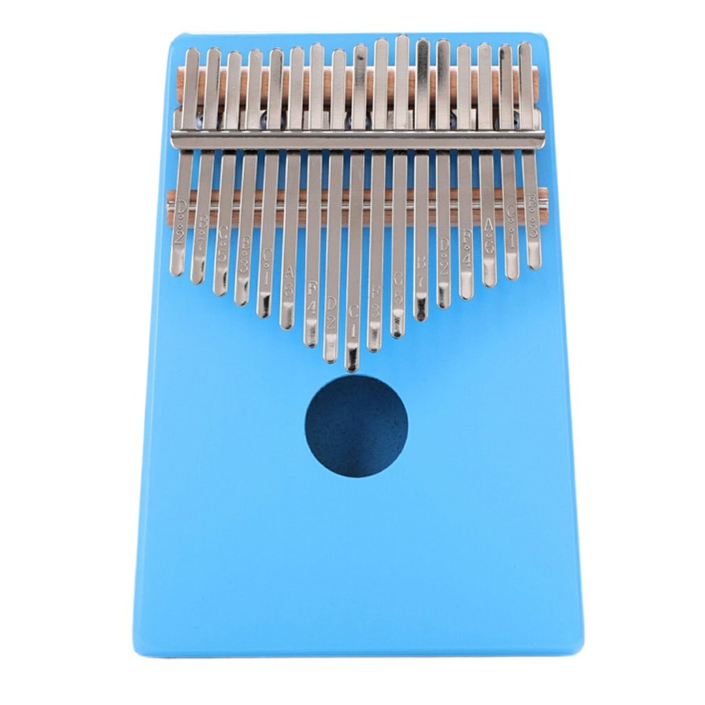 17 Keys Kalimba Thumb Piano Wood Mahogany Mbira Body Musical Instruments With Learning Book Kalimba Piano Best: 21