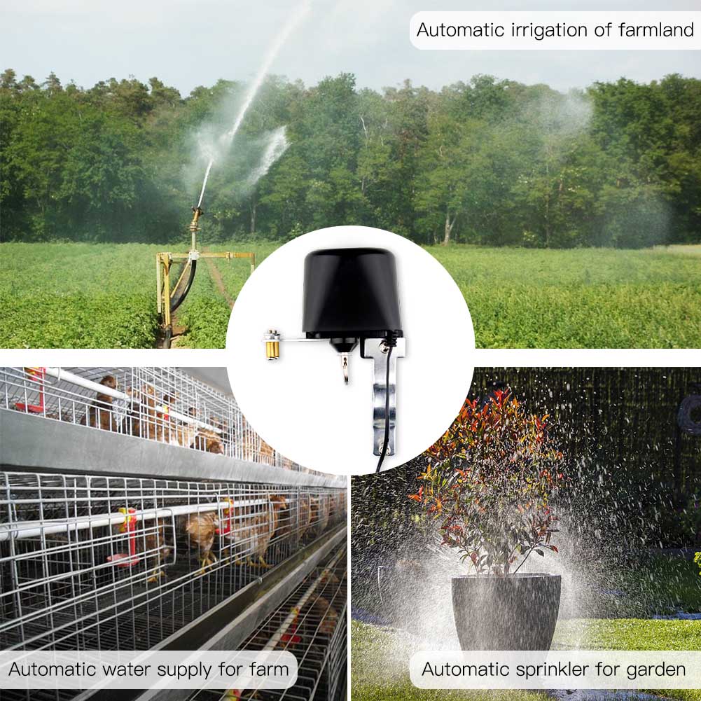 Smart gräsmatta vattenventil wifi hemautomationssystem ventilstyrning för gas eller vatten röststyrning fungerar med alexa echo google hem
