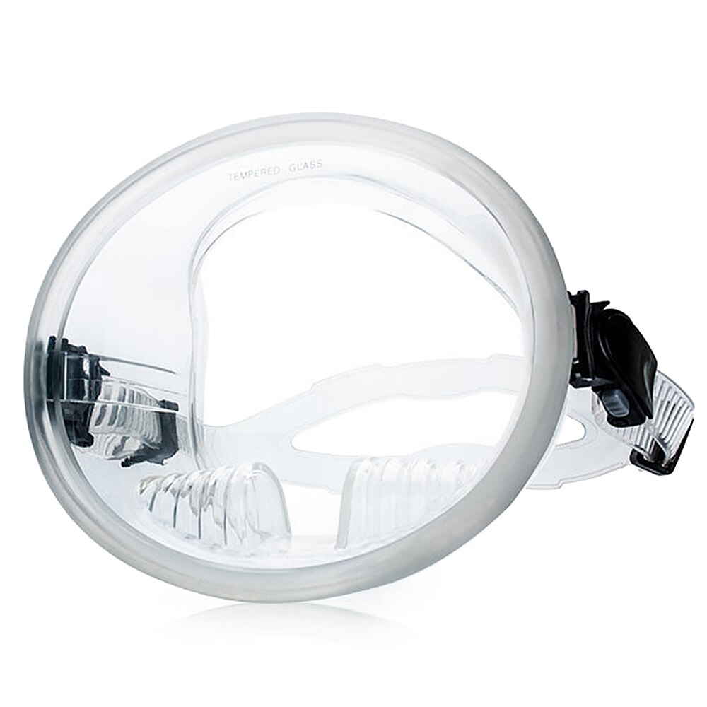 Water Sports Diving Wide View Scuba Mask Watertight Anti-Fog Lens Underwater Snorkeling Spearfishing Full Diving Mask: Transparent