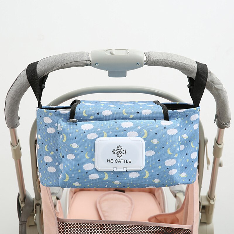 Kinderwagen Organisator Tas Mummie Luiertas Baby Kinderwagen Buggy Winkelwagen Opknoping Tas Waterdicht Afneembare Handtas Kinderwagen Accessoires: color671