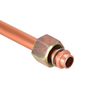 sourcingmap M10 Hex Nut 200 Length Air Compressor Exhaust Tube